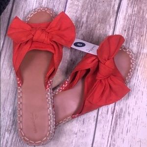 UNIVERSAL THREAD Knotted Bow Espidrille 9 NWOT